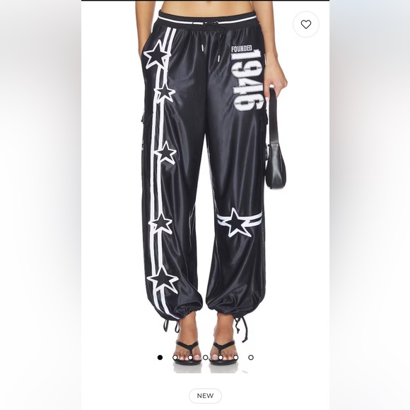 NBA Pants - Off Season NBA Nylon Track Pant in Black Los Angeles